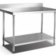 Mesada con borde acero inox 90 cm Flamemax Mesada con borde acero inox 90 cm Flamemax