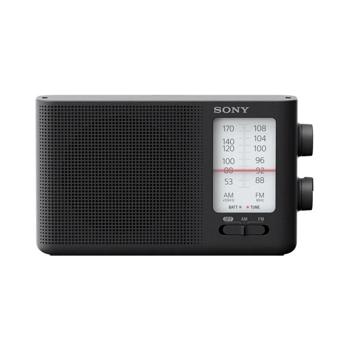 Radio Portatil Sony ICF-19 AM FM Black 