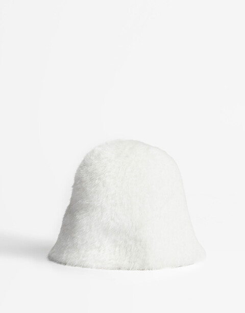 Sombreros invierno Piluso Crudo De Pelo Corto - Blanco Crudo