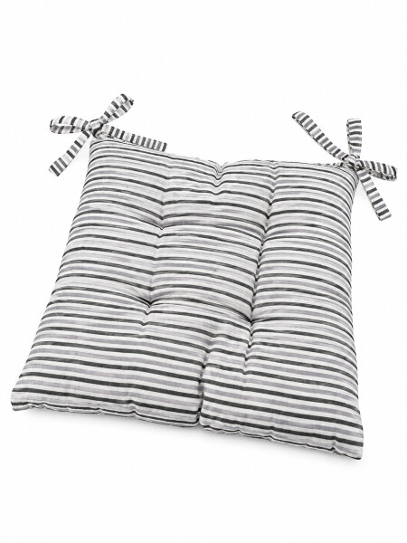 ALMOHADON SILLA RAYAS GRIS