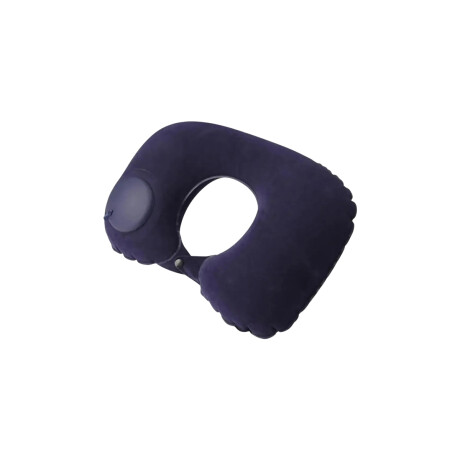 Almohada de viaje inflable Azul