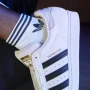 Trefoil Ankle Socks 3P - Unisex White/Black