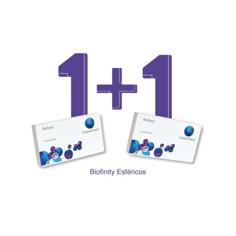 Biofinity esferico PROMO 1+1 Biofinity Esferico Promo 1+1