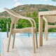 Set x4 Sillas con apoya brazos BEIGE