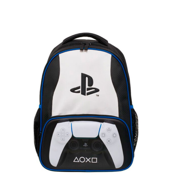 Mochila Play Station Joystick Negro - Azul