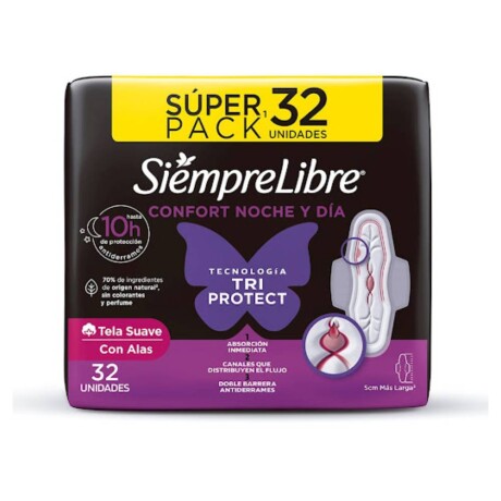 Toallitas Femeninas Siempre Libre 32 Unidades Toallitas Femeninas Siempre Libre 32 Unidades