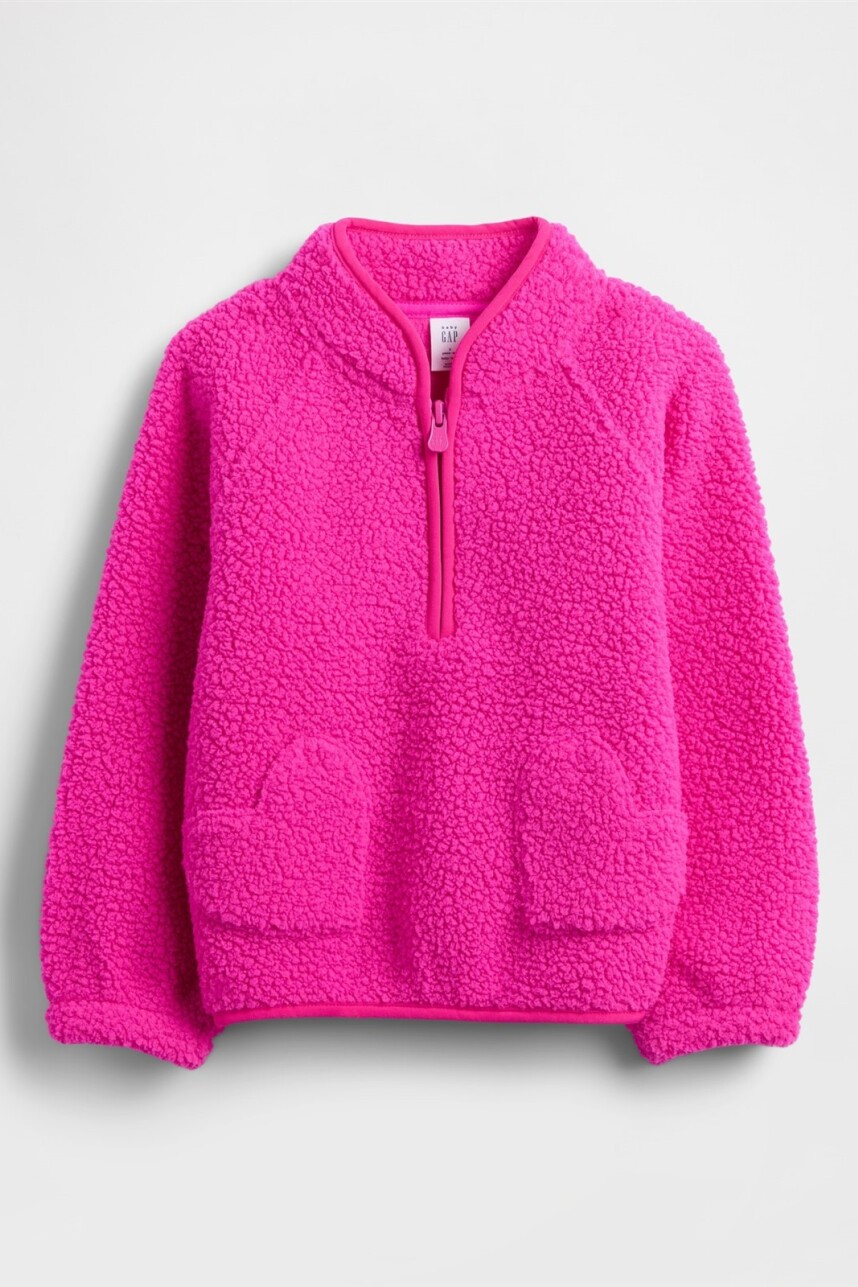 Campera Con Sherpa Con Corazón Toddler Niña Standout Pink