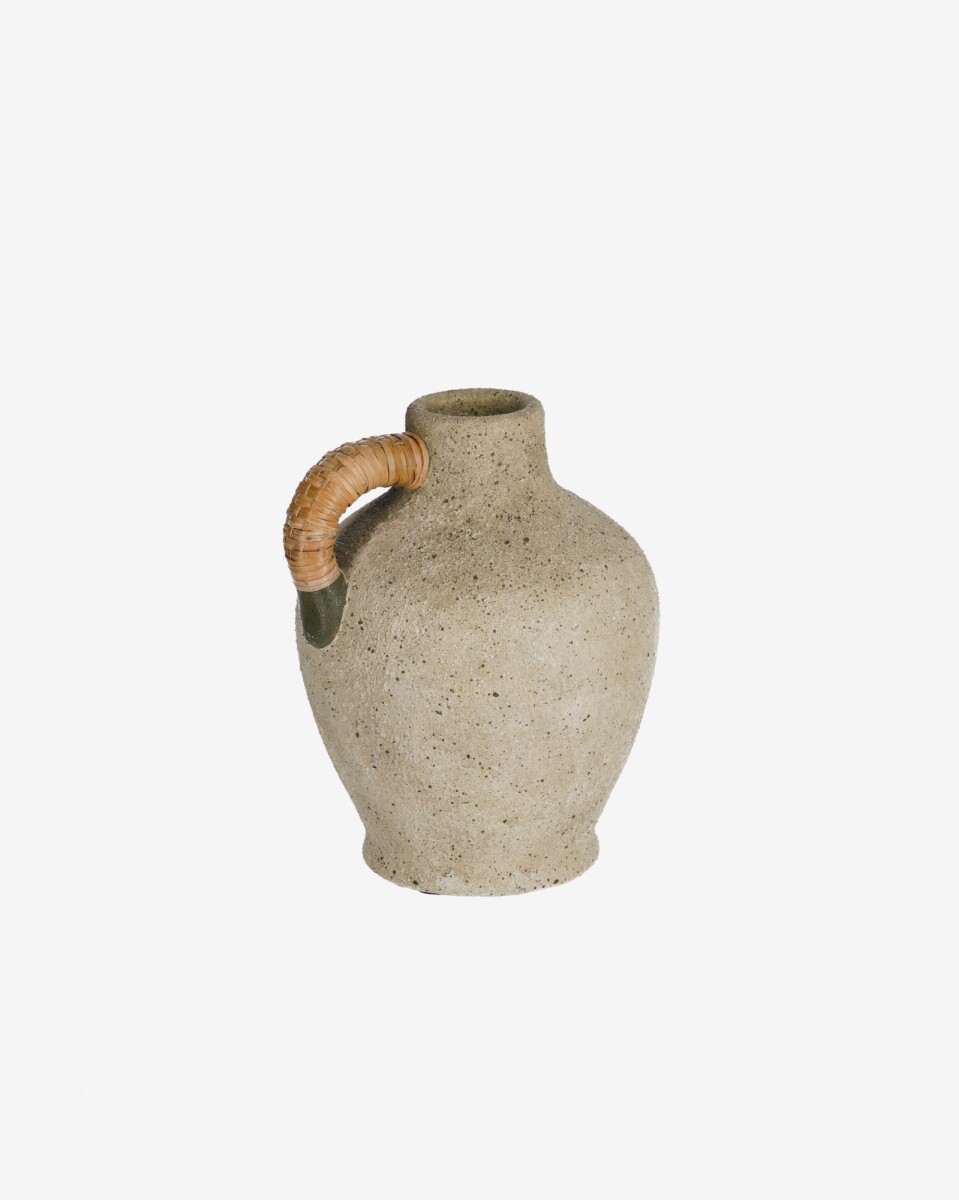 Jarrón Agle cerámica gris - 25 cm 