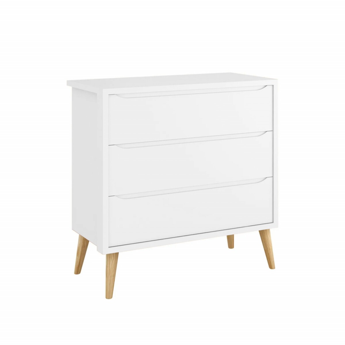 Cómoda 3 cajones Infantil - Theo - Blanco 