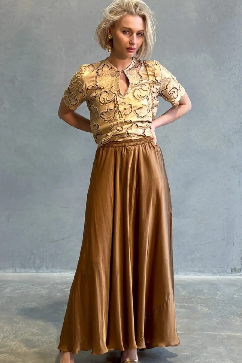 FALDA CALISTA Caramelo