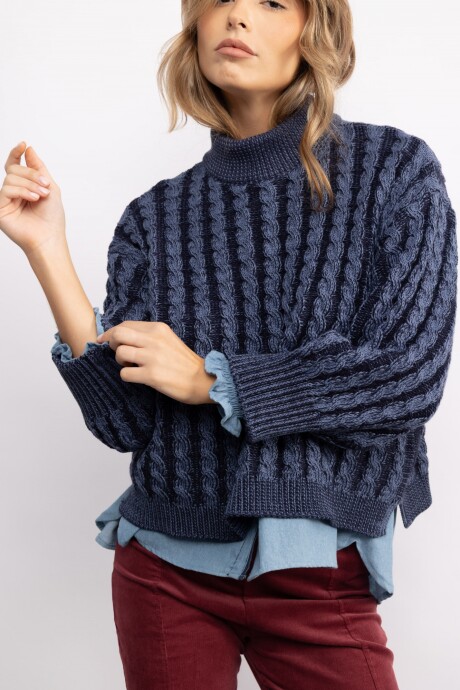 Sweater Edith Short Azul