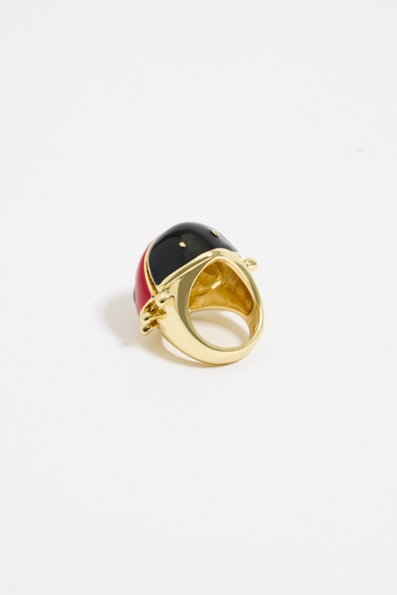 Anillo mariquita Rojo