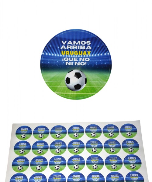 Sticker Uruguay plancha 20x30 cm DISEÑO 2