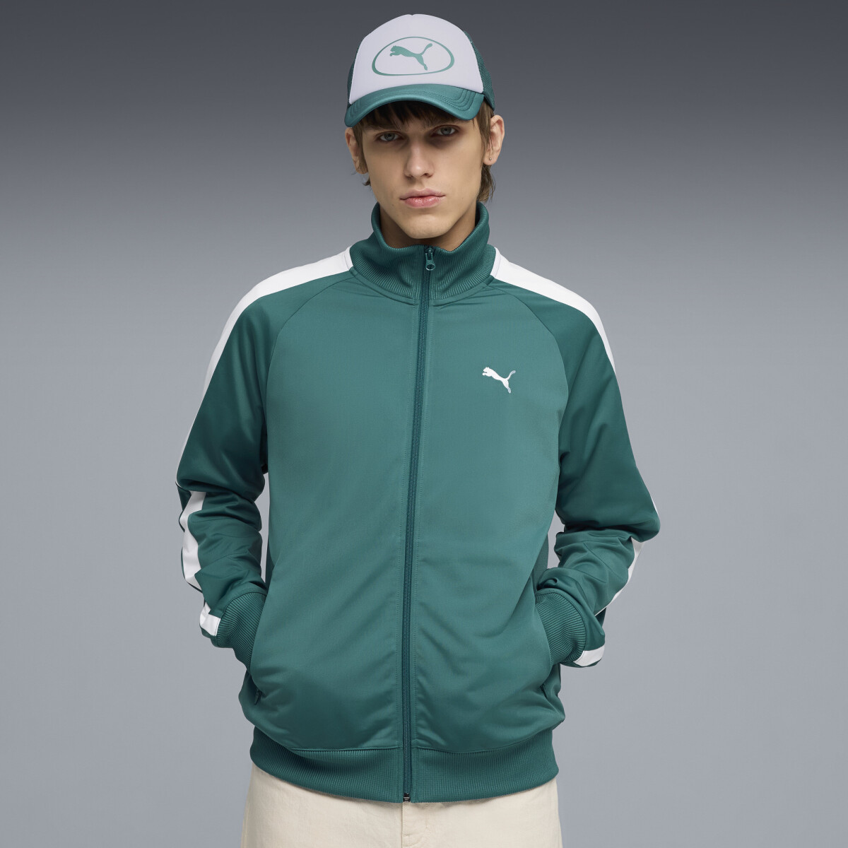 ESS T7 Poly Track Jkt 69246241 - Verde Esmeralda 
