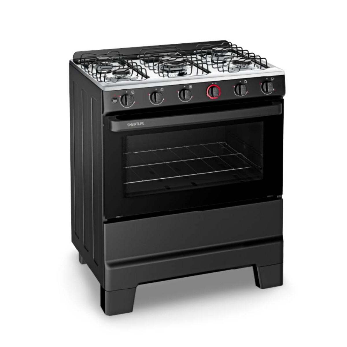 Cocina a Gas Smartlife 5H SL-KBR845B - Negro 