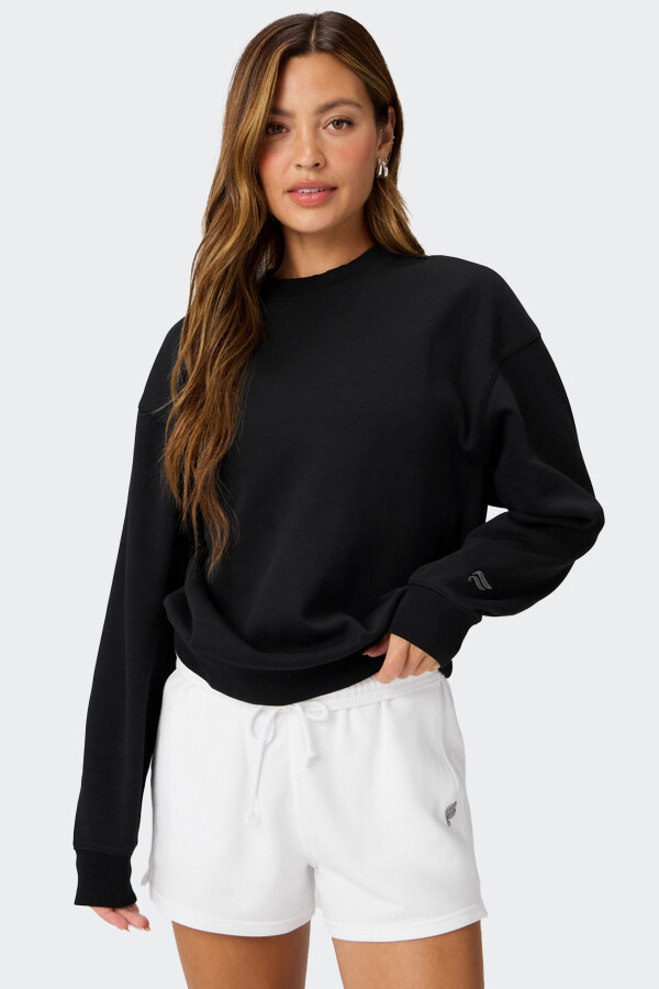 Buzo Fabletics Cozy Fleece Negro