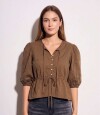 Blusa Broderie Oliva