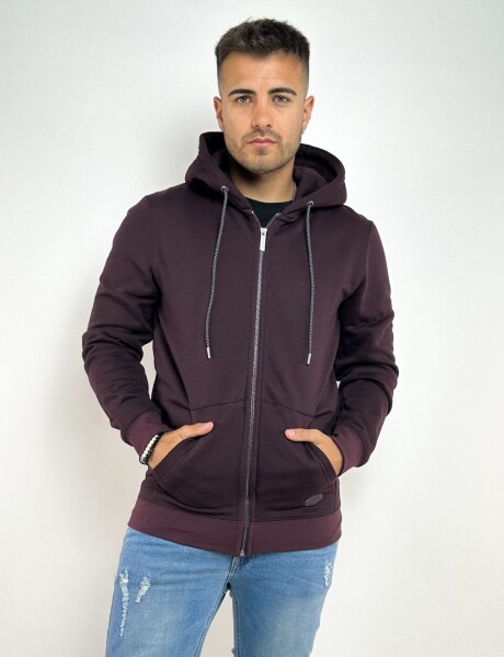 Campera de felpa Chiller Bordo