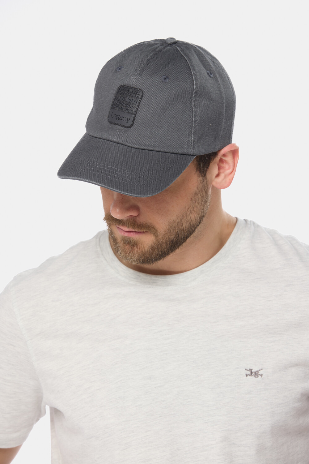 GORRO VISERA DE LONA Gris