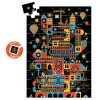 Puzzle Wizzy 48x34 cm 100 Pcs La animada ciudad