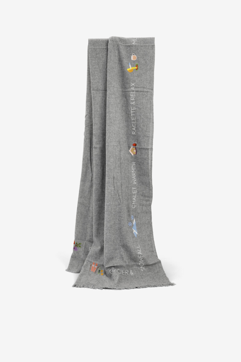 BUFANDA FIG & FIR Gris