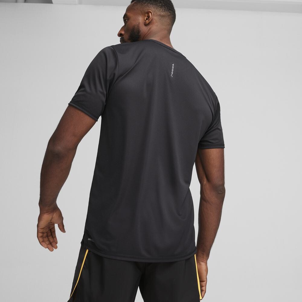 Run Favorite SS Graphic Tee M - Hombre Black