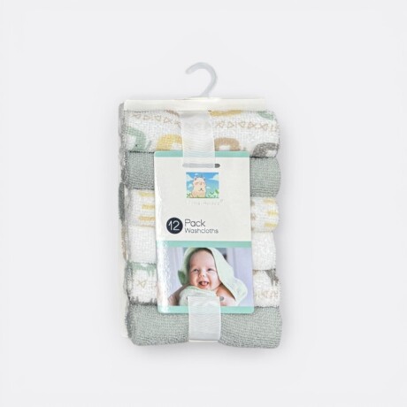 Babitas De Bebé Pack X12 Colores Gris Y Blanco