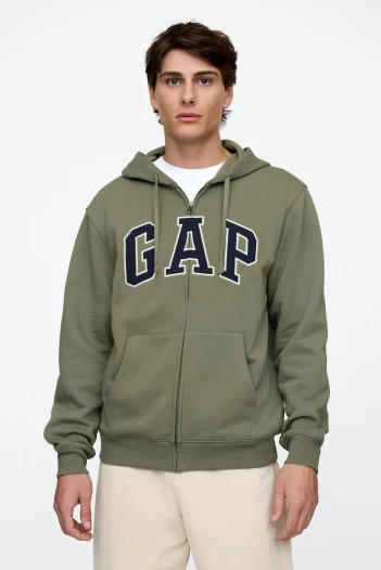 Canguro Logo Gap Con Cierre Hombre Mesculen Green