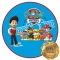 Lámina Paw Patrol Celeste Red.