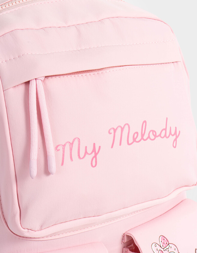 Mochilas y Carteras Infantiles Mochila Multipocket "my Melody" - Rosa Claro