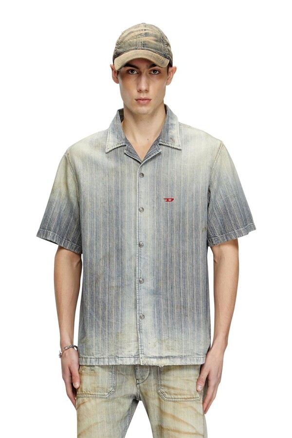 Camisa Para Hombre D-Nabil-D Azul Marino