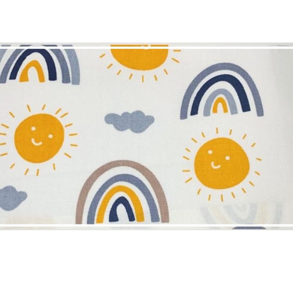 Sábanas practicuna / cuna Little Ones arco iris