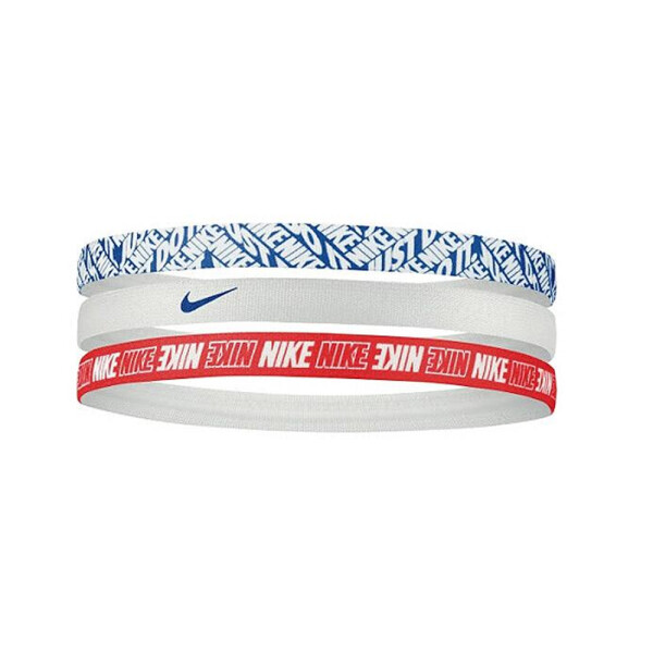 Vinchas Nike Printed Surtidas 3 Pack - Blue / White / Red Blue/White/Red