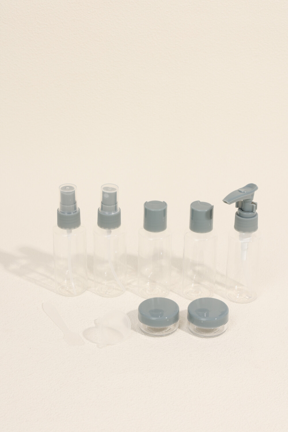 Set De Viaje 9 Un. Gris