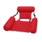 Silla Hamaca Inflable Piscina 100 X 120 Cm Rojo