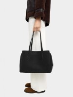 Bolso Para Portátil 13" Textura Suave negro