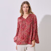 Blusa Arabescos ROJO/MULTI