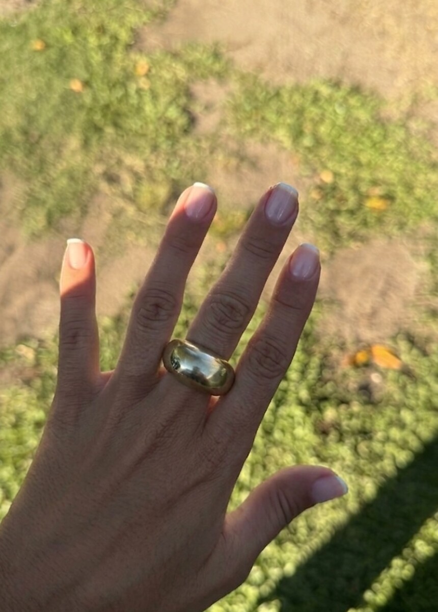 Oval Ring - Dorado 