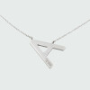 Colgante MOON de Plata 925 con brillantes – Inicial personalizada Colgante MOON de Plata 925 con brillantes – Inicial personalizada