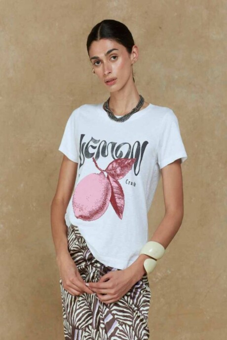 Remera Lemon White Remera Lemon White