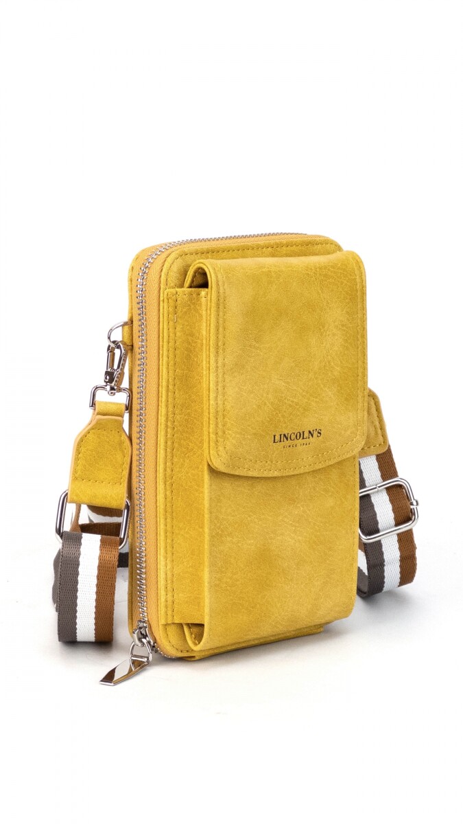 PHONEBAG / PORTA CELULAR DAISY - MOSTAZA 