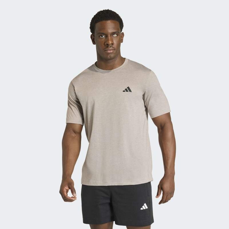 Remera Adidas Workout Essentials Feelready Gris