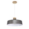 COLGANTE 1L E27 VIBRANCE METALIZADO GRIS D45,5CM COLGANTE 1L E27 VIBRANCE METALIZADO GRIS D45,5CM