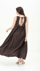 VESTIDO LIZE MARRÓN