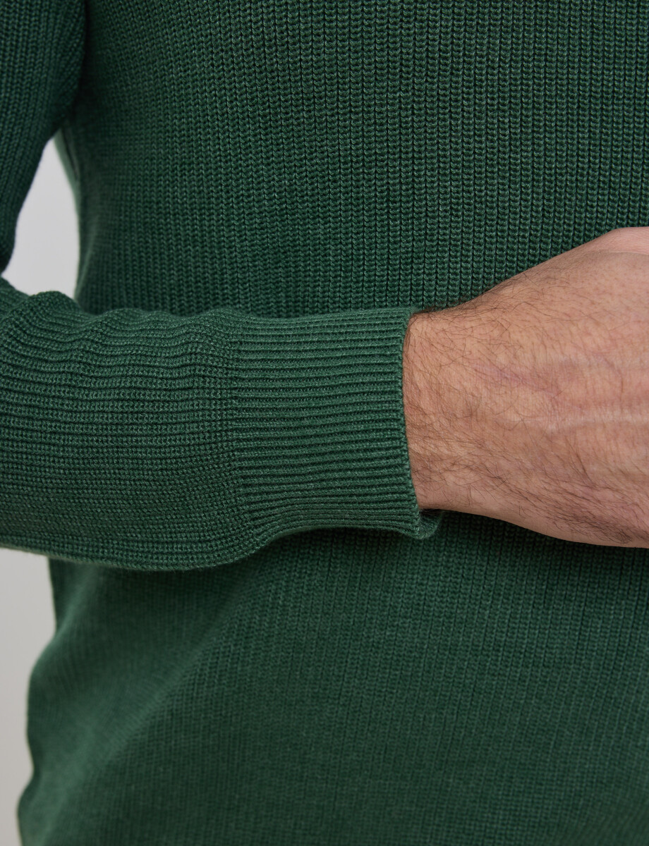 470657 SWEATER HARRINGTON LABEL Verde