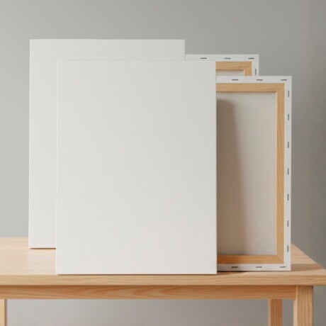 Set x5 Lienzos de 30x40 BLANCO