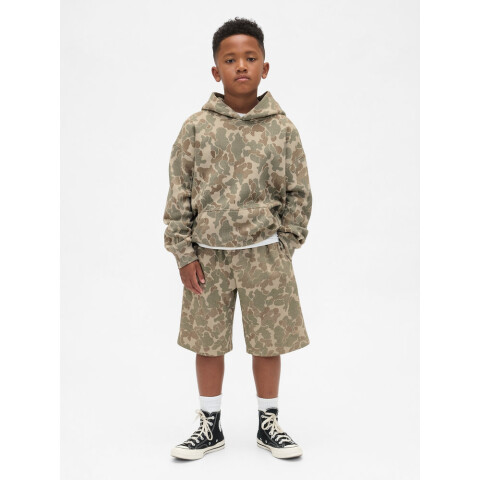 BAGGY FLEECE SHORT NEUTRAL CAMO