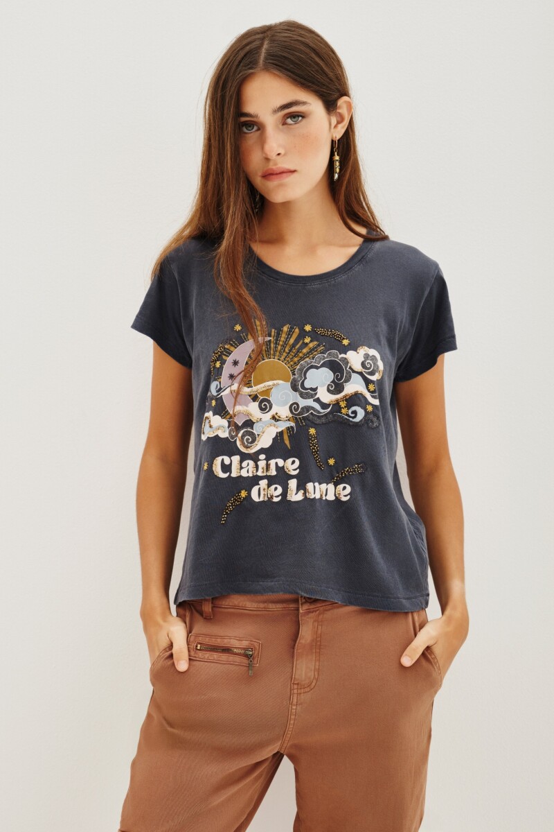 Remera Cosmic Lune Azul