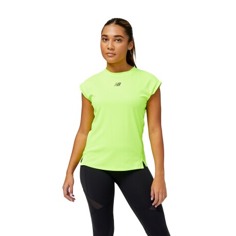 Remera de dama New Balance - WT23277PXG GREEN