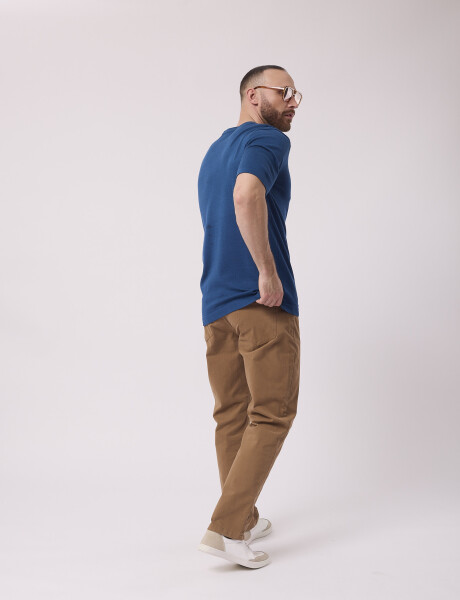 T-shirt tejida petroleo